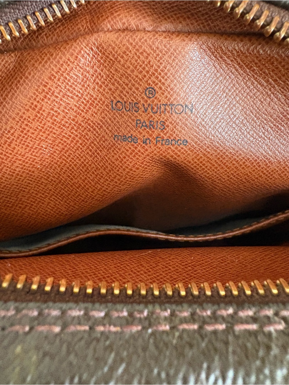 Louis Vuitton Brown Monogram Canvas Belt Bag with Tan Accents - Picture 6 of 9